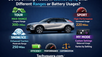do the driving modes in cadillac lyriq offer different ranges or battery usages?