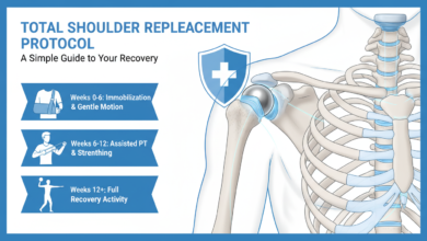 total shoulder replacement protocol