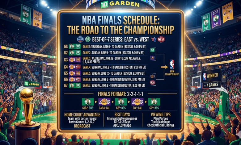 NBA Finals schedule